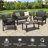 Myrtlene 4-Person Outdoor Seating Group with Cushions -584570445
