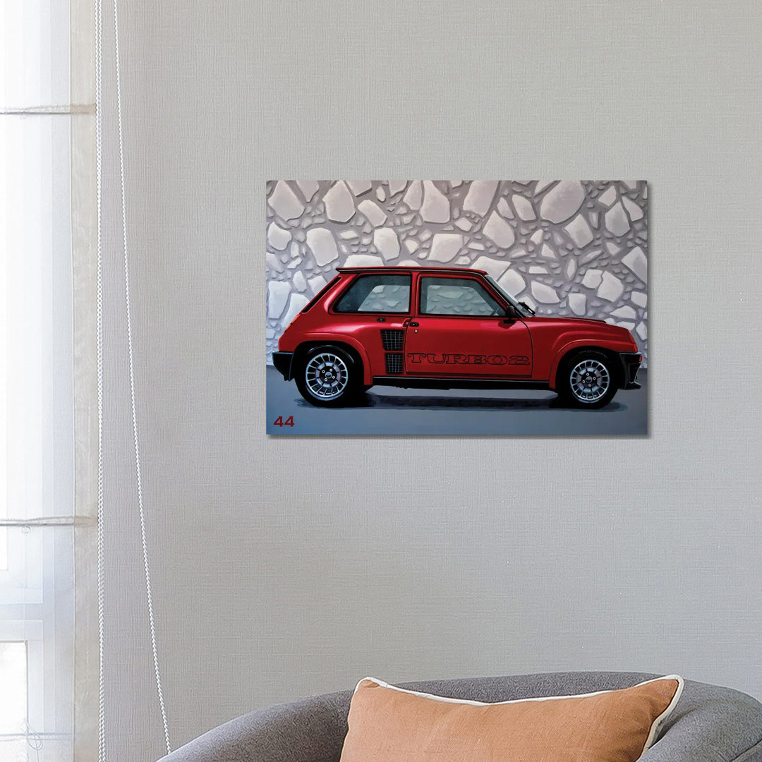 Leinwandbild Renault 5 Turbo 1980 von Paul Meijering