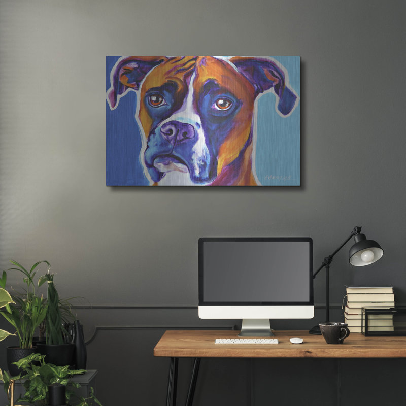 «Boxer - Rex» par Dawg Painter, H 24 po x l 36 po