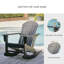 Chaise Adirondack berçante en plastique Zaire-92475987