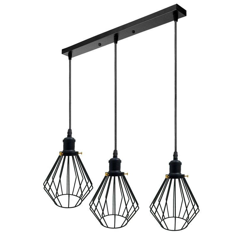 Bednarz 3 - Light Black Kitchen Island Pendant
