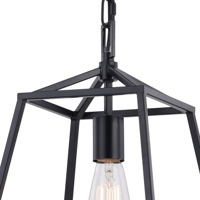 Light Lantern Geometric Pendant, 1 Light