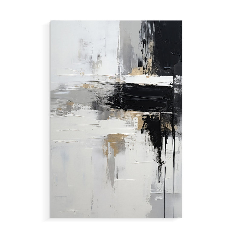 Série ABSTRACT dxvi - impression sur toile seulement - non encadrée, H 48 po x l 32 po