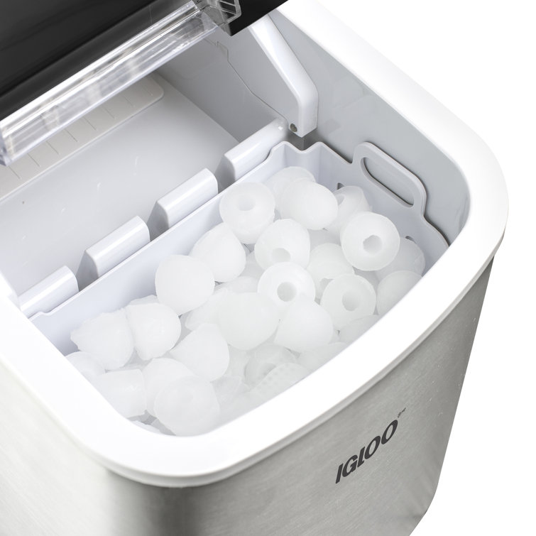 Igloo Self-Cleaning 26 lb Ice Maker, Pink
