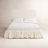 Mina Ruffle Platform Bed
