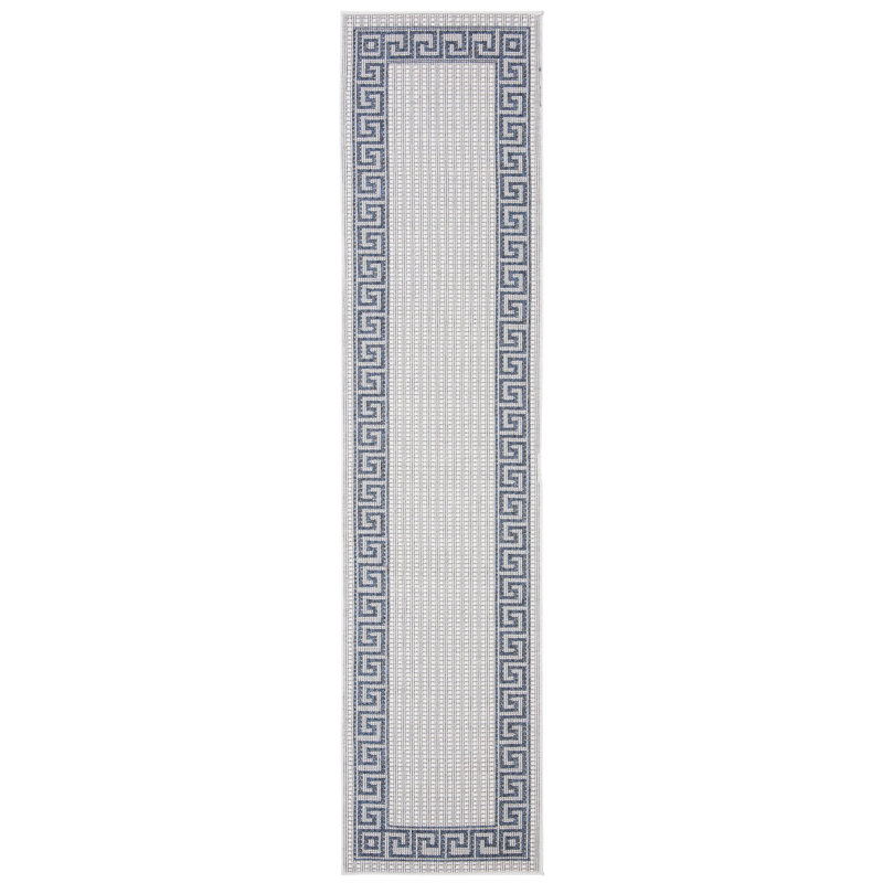 Brympton Performance Machine Washable Geometric Indoor/Outdoor Area Rug, Runner 2' x 8'