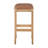 Upholstered Wood Saddle Stool - Set of 2-525930831
