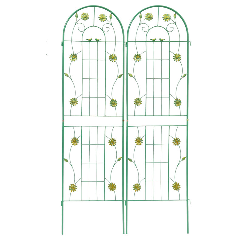 4 Pack Metal Garden Trellis 71" X 19.7", Rustproof For Outdoor Plants Climbing, Flower Aid - Effortless Assembly, Iron Article 71"X19.7", Support, Plant Climb Simple Composition