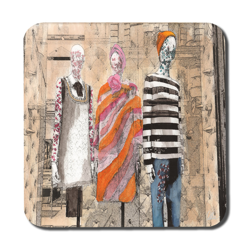 Square 6 Piece Coaster Set