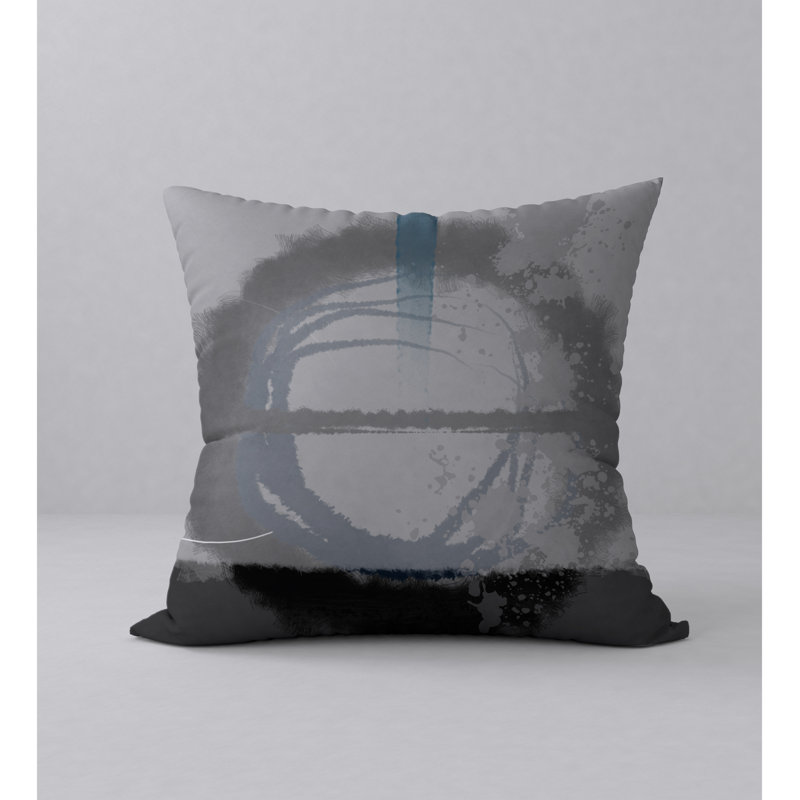Abstract Reversible Throw Pillow, 20" x 20"