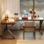 Bureau d'écriture rectangulaire en bois massif brun noisette-317235003-317235006