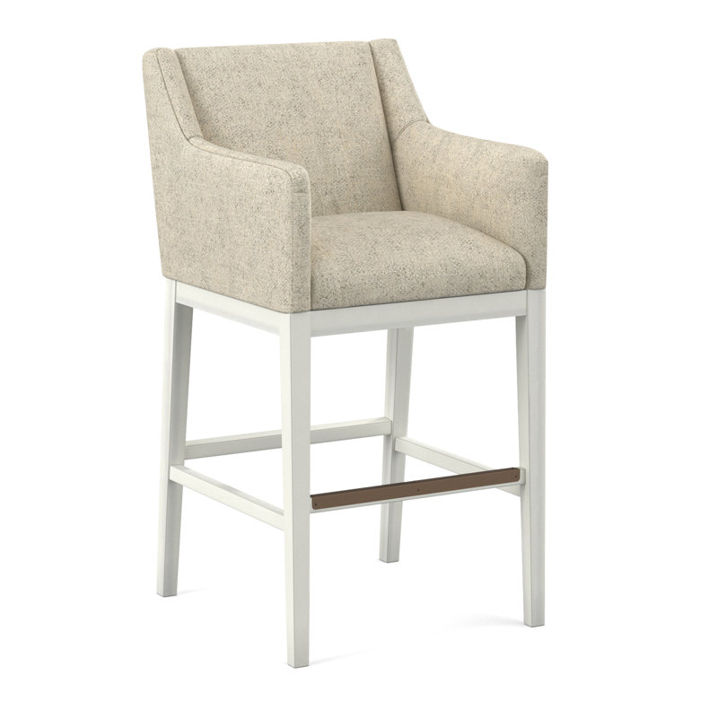 Upholstered Stool, 61626-87, White