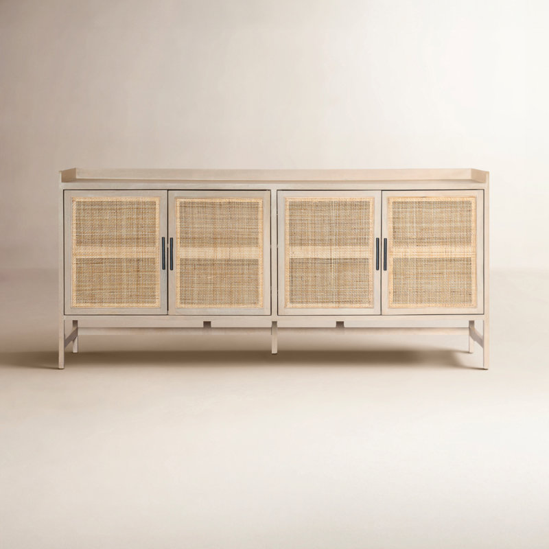 Caprice 72'' W Solid Wood Sideboard, Natural