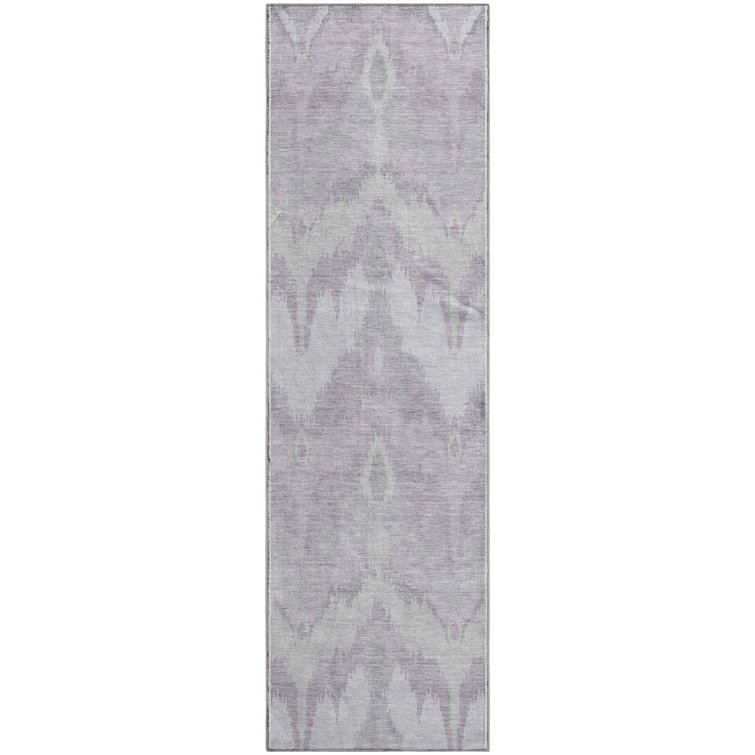 Premium Machine Washable Prisco Lavender Rug