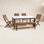 Kinsler 38" Eucalyptus Patio Dining Set