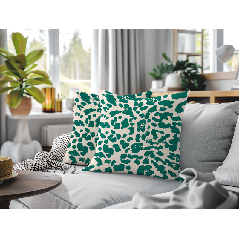 Coussin intérieur / extérieur Lexy, 20x20, Emerald