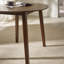Extendable Round Solid Wood Base Dining Table-913011477-913011478