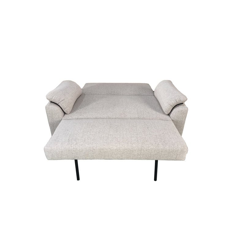 2 Seater Fabric Sofa Bed, Beige