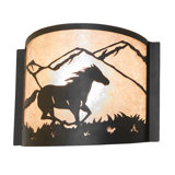 1 - Light Flush Mounted Sconce