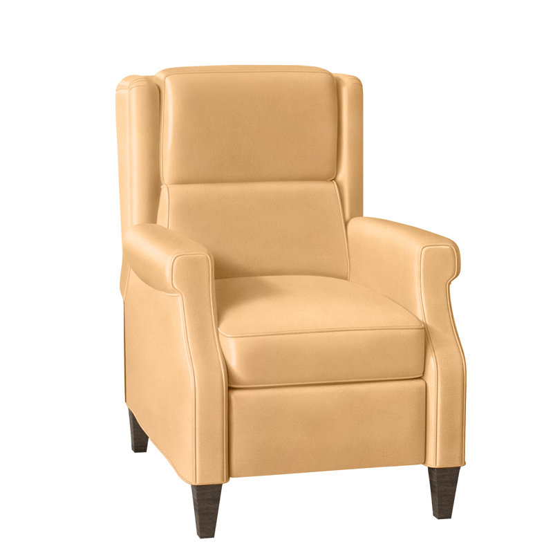 Gallaway Recliner, Aline Fumo Genuine Leather, Cobblestone, Manual