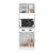 Microwave Storage Stand With 3-Doors And Drawer