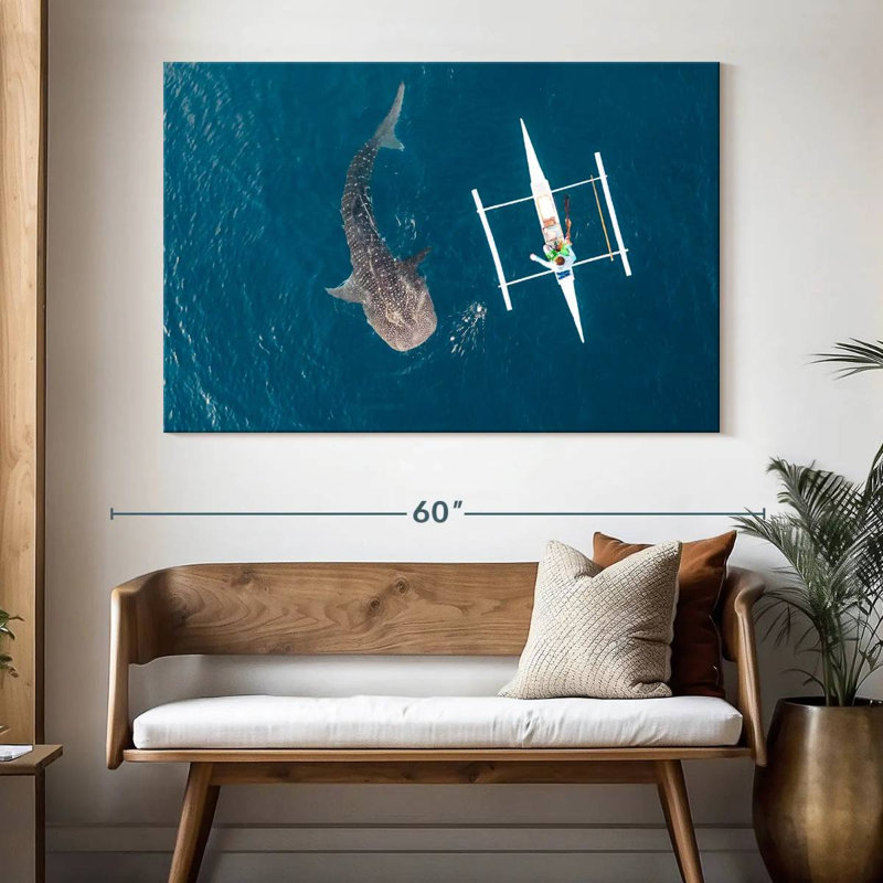 Requin-baleine Brampt Oslob, H 34 po x l 51 po