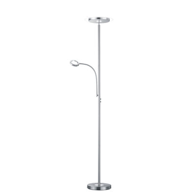 Coralie 182.5cm Silver LED Torchiere Floor Lamp