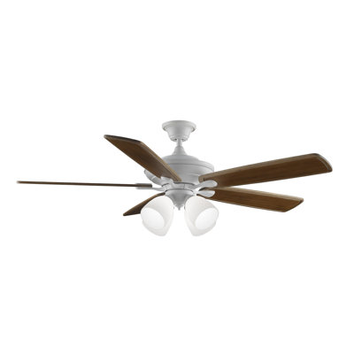 Moteur de ventilateur de plafond pour l'intérieur et l'extérieur myFanimation - Pales de 54 po et 60 po - Blanc mat