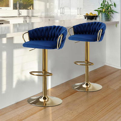 Tabouret de bar pivotant à hauteur ajustable