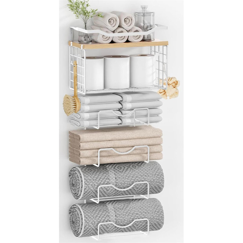 bathroom towel rack