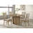 Dreydon Distressed Light Brown Round Dining Table