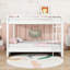 Grand lit superposé en bois avec échelle-1849899201