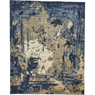 Tenyia Modern WatercoTenyia Blue Area Rug
