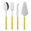 Bistrot Solid 4 - Piece Stainless Steel Hostess Set