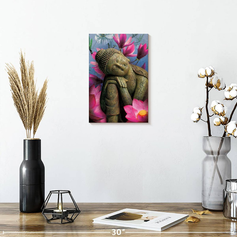 Adella Contemplating Buddha, 12" H x 8" W