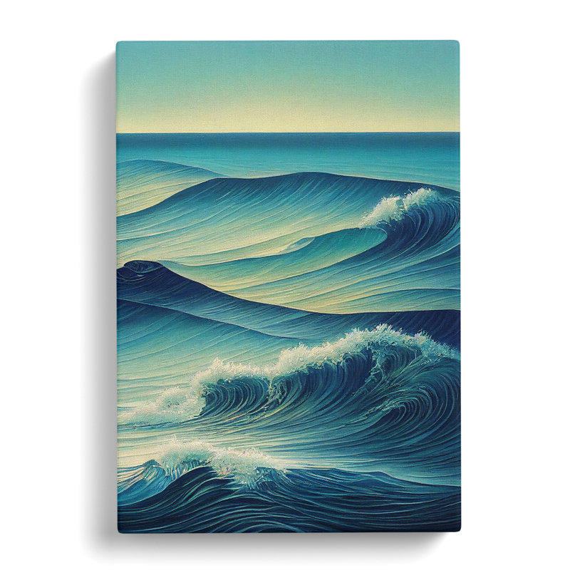 The Ocean Vol.4 - Wrapped Canvas Print, 50cm H x 35cm W x 3cm D