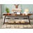 70.9 Inch Extra Long Industrial Console Table, Rustic Sofa Table For Living Room And Hallway, Narrow Entryway Furniture With Durable Metal Frame