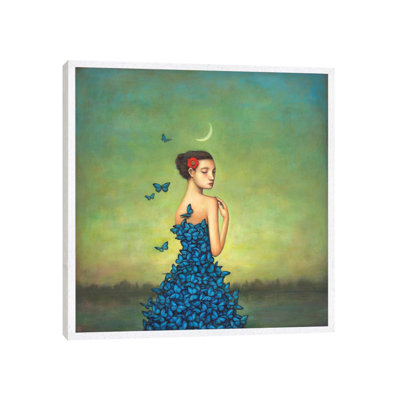 Metamorphosis in Blue 1 Piece Wall Art on Canvas