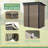 5 ft. W x 3 ft. D Metal Storage Shed-88606185