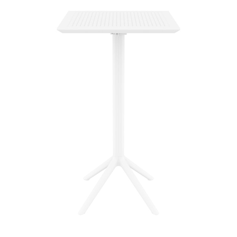 Farrah Square Resin Outdoor Folding Bar Table