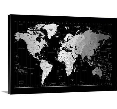 «Francy World Timezone Map» par Bellen, impression