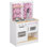 Agathe Kids Play Kitchen, Pretend Play Kitchen for Ages 3+ Years, White