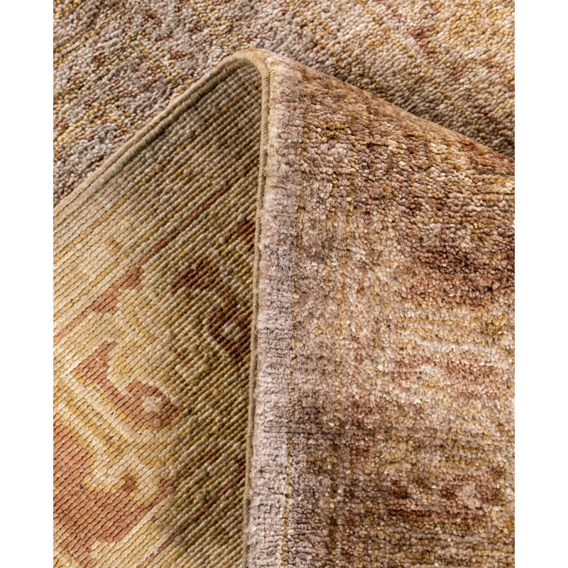 Overdyed One-of-a-Kind 2' 7" X 7' 9" Hand Knotted Area Rug