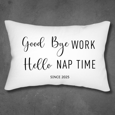 Personalized Retirement Pillow Funny Retirement Gift