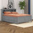 Agnes Platform Bed With Storage Headboard, USB, Trundle And 3 Drawers-1536072637-1536072638
