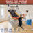 RayChee Foldable Basketball Arcade Game with 4 Balls and LED Scoring System