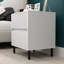 Bartram 45cm W Manufactured Wood Bedside Table-489349519