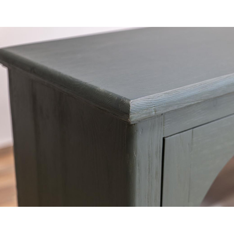 70.75" Wide Solid Wood Sideboard, Green