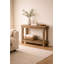 Console en bois récupéré 36 po Avevia | Table d'entrée en bois massif