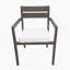 Ensemble de salle à manger 7 pièces pour l'extérieur, table en bois avec 6 chaises pour la pelouse, la cour, la terrasse du jardin, au bord de la piscine-1076329426